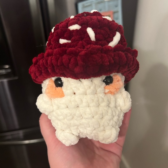 New Crochet Mushroom Boy - Picture 1 of 2